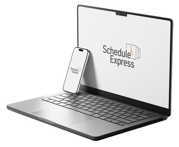 Schedule Express on Laptop